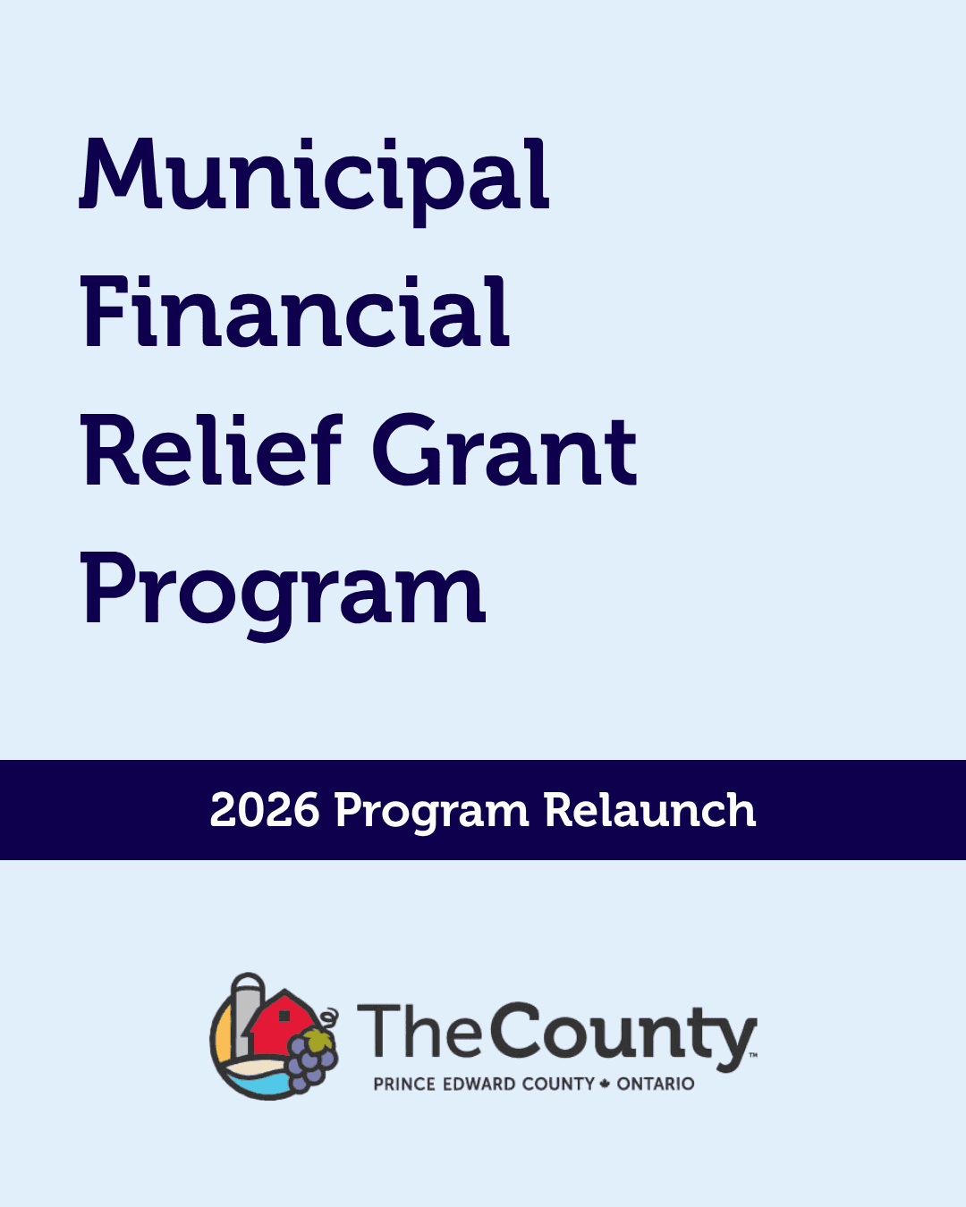 Municipal Financial Relief Program Relaunches for 2026